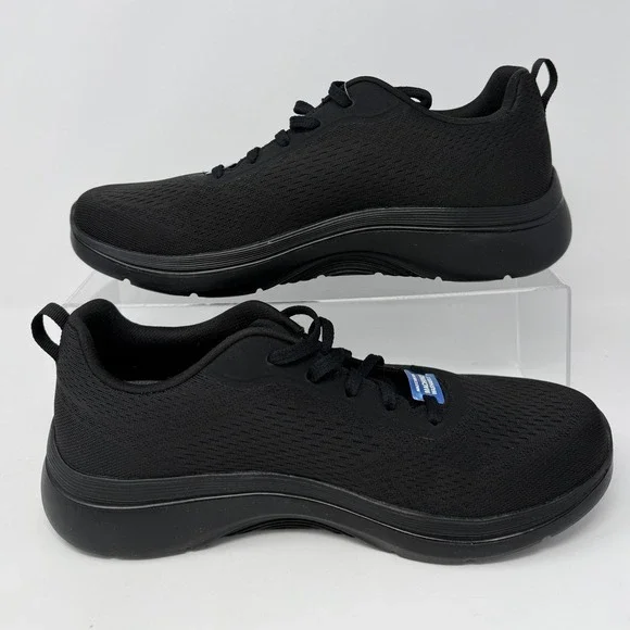 Skechers Go Walk Arch Fit Mens Black Machine Washable Sneakers Size 11.5 - Picture 4 of 8